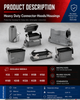 Reliable Multi-Use Heavy Duty Connector Rectangular Connector Protective housing for High-Stress Environments
