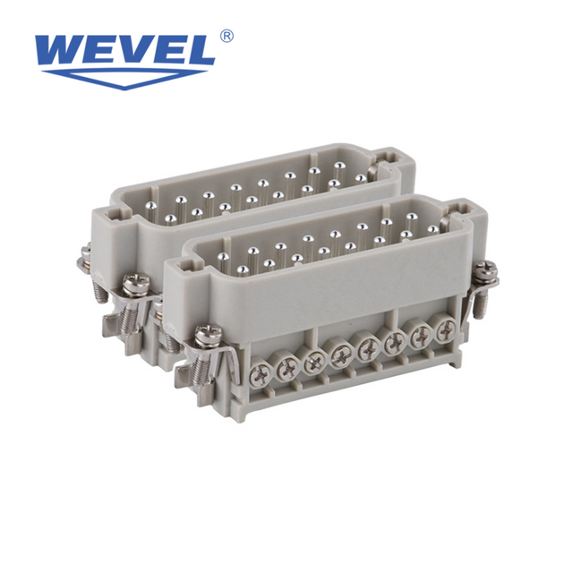 Vibration Resistant Heavy Duty Rectangular Connector Insert IP65 Rated