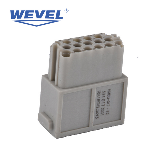 Heavy Duty Industrial Multi Circuit Plug Screw Connection Male Female