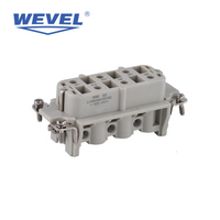 Industrial Heavy Duty Connector Insert Multi Circuit Plug Screw Connection Male Female