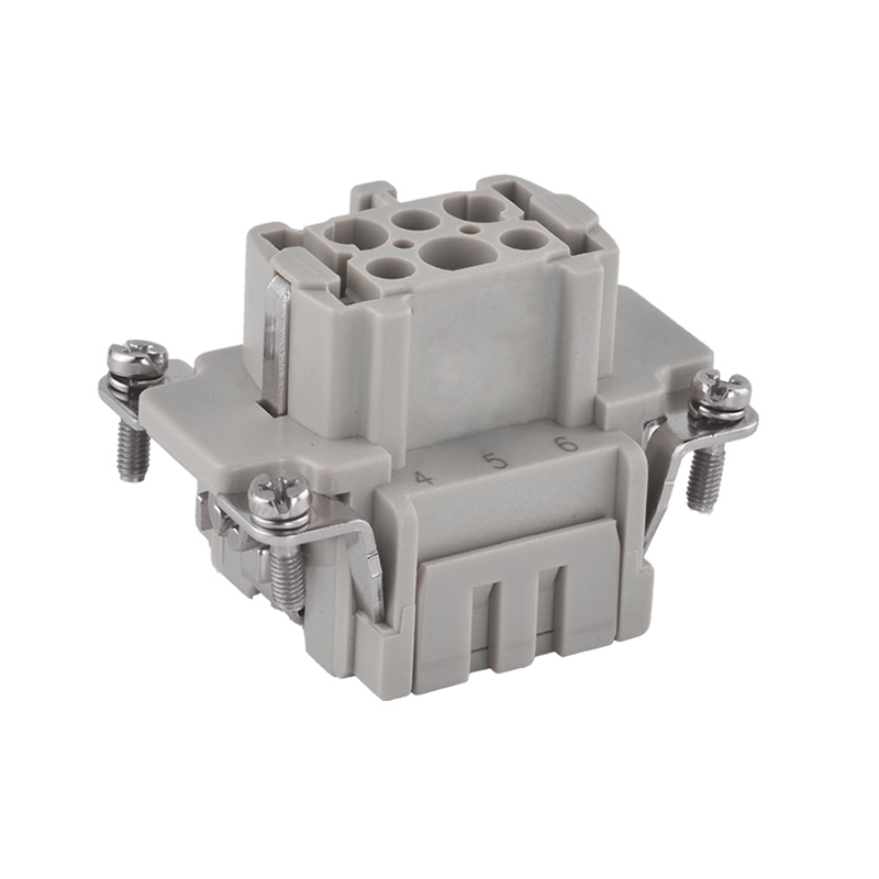HE006 Reliable Heavy Duty Connector Rectangular Connector Insert for High-Stress Environments