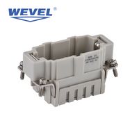 Heavy Duty Waterproof Rectangular Connector for Industrial Power Supply