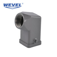 IP65 Rated Auto Heavy Duty Electrical Connector Polycarbonate Body
