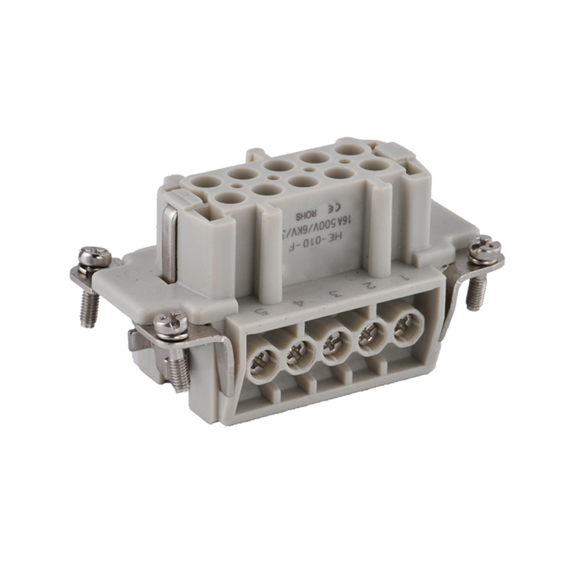 HE010 Reliable Multi-Use Heavy Duty Connector Rectangular Connector Insert for High-Stress Environments