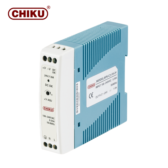 24V hoog rendement DIN-rail schakelende voeding voor elektrische connector