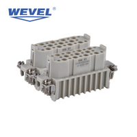 IP65 Sealed Male/Female Insert for Heavy Duty Rectangular Industrial Connectors Male Female Plug