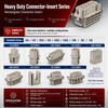 Reliable Heavy Duty Connector Rectangular Connector Insert for High-Stress Environments