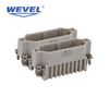 Rugged IP65 Waterproof Rectangular Heavy Duty Connector Male Female Insert