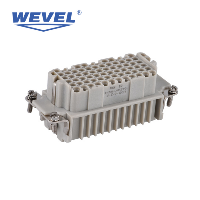 Outdoor Power Station Heavy Duty Rectangular Connector IP65 Dustproof Male Female