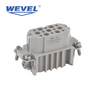 Heavy Duty Rectangular Electrical Connector Insert IP65 Rated Plug