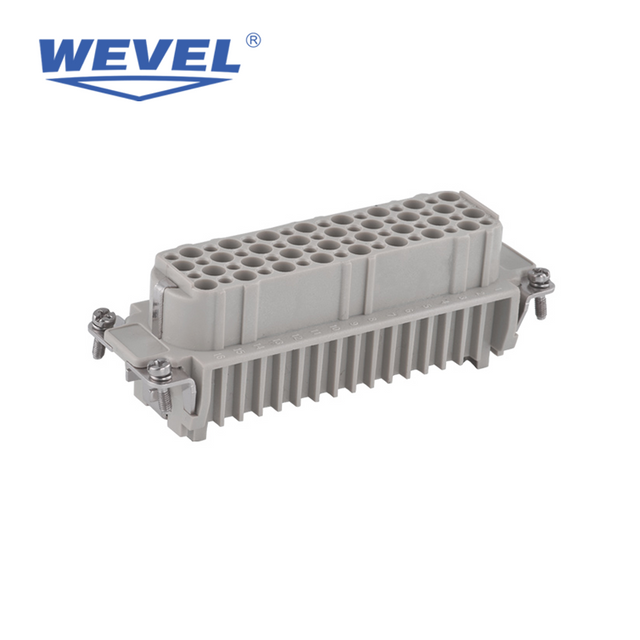 Insertion rectangulaire m&acirc;le-femelle de prise &eacute;tanche industrielle &eacute;valu&eacute;e IP65