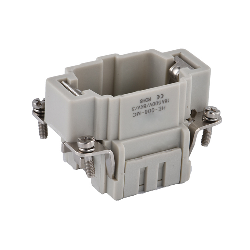 HE006 Reliable Heavy Duty Connector Rectangular Connector Insert for High-Stress Environments