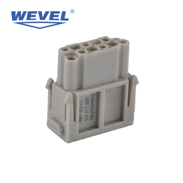 Multi Circuit Heavy Duty Industrial Connector Screw Connection Male Female